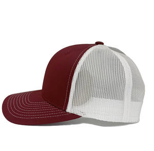 Vietnam chapeau faible taxe blanc camionneur casquette Ri 112 camionneur maille haute qualité blanc chapeau 6 panneau Ri 112 camionneur chapeau fabriqué au Vietnam - Product Image 4