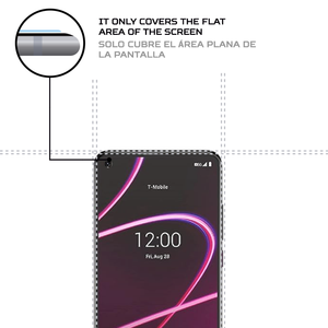ฟิล์มป้องกันหน้าจอป้องกันการกระแทกสำหรับ T-Mobile revl V + 5g - Product Image 4