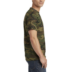 Verano moda hombres Casual cuello redondo 100% algodón ecológico transpirable manga corta Camiseta Streetwear gimnasio Tops - Product Image 5