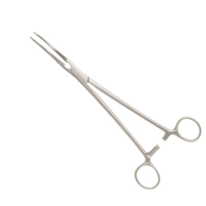 Pinza de Pedículo Renal Guyon de 23.5 cm, Instrumento Quirúrgico de Acero Inoxidable de Grado Quirúrgico para Uso Vascular y Urológico - Product Image 3