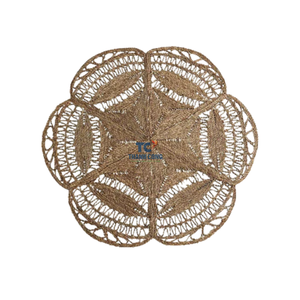 Alfombra de algas marinas naturales hechas a mano, superventas, patrón trenzado blanco al por mayor para decoración del hogar, altura de pelo de felpa de Vietnam - Product Image 6