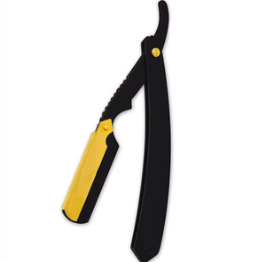 Meilleure qualité en acier inoxydable barbier bord droit coupe gorge rasoirs nouveauté pliant rasage rasoirs pour soins de la peau PC matériel - Product Image 4