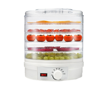 Premium compacte voedseldroger voor fruit, groenten, jerky, zeevruchten en vlees. Keukenapparaat.