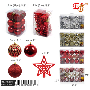 46PC Festival e festa natale ornamento Set fatto a mano cerchio Design per la casa fai da te artigianato di piccole dimensioni 12 pz/CS - Product Image 1