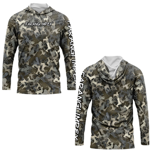 Sweats à capuche pour hommes vêtements de pêche UPF50 + UV Camouflage chasse escalade Camping randonnée maille vêtements de plein air canard chasse camo 2025 - Product Image 2