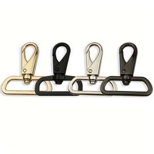 Vente en gros OEM de mousquetons pivotants en métal pour sangles de sac, ceintures, sangles de transport et porte-clés, en vrac, résistants à la rouille, avec clip rotatif, quincaillerie - Product Image 4