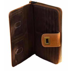 Portefeuilles minces en cuir faits à la main de haute qualité porte-cartes sac de poche souple pour hommes et femmes étuis à main - Product Image 4