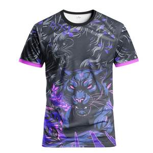 Maillot de sport léger à col rond, impression par sublimation personnalisée, maillot de football avec tissu 100% polyester - Product Image 1