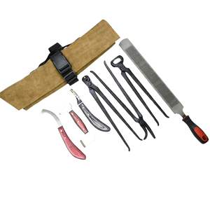 Kit d'outils de maréchal-ferrant de qualité supérieure coupe-sabot manuel couteau à oeufs pince à pneu plus nette et lisse et extracteur d'ongles sabots sains - Product Image 6