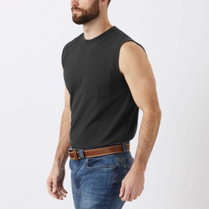 <b>Vest</b> <b>Muscle</b> <b>Fit</b> Tank Top For Men Super Comfortable Wholesale Men Workout Gym tank Tops Plus Size Cotton Bamboo Fiber - Product Image 4