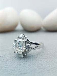 Custom Fancy Solitaire VVS Diamond 14k 18k Gold 925 Sterling Silver GIA Certified Engagement Wedding Anniversary Gift Ring - Product Image 6