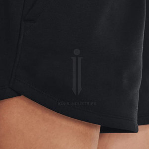 Pantalones cortos de gimnasio de fabricación pakistaní para mujer, pantalones cortos de gimnasio de algodón estampado con logotipo personalizado para mujer, talla adulta - Product Image 6