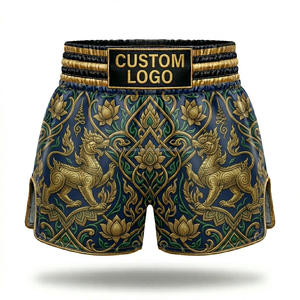 Shorts de Muay Thai Premium en Gros, Fournisseur de Shorts de Combat Personnalisés, Marque Privée USA EU, Shorts de Muay Thai Brodés et Imprimés - Product Image 4