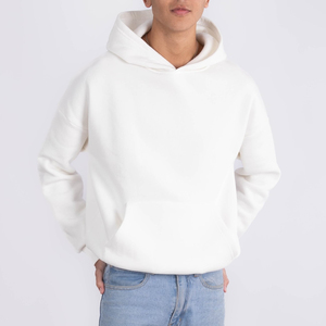 OEM Customized Logo Vintage Oversize Top Quality Fleece Sweatshirt Blank Stone Wash Hoodie Screen Printing Acid Washed Hoodies - Product Image 1