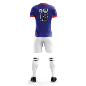 Uniforme de fútbol de rendimiento óptimo Ligero y transpirable Tela de secado rápido Conjuntos personalizables Francia, camisetas de fútbol - Product Image 6