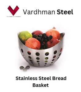 ตะกร้าเก็บขนมปังและผลไม้ทำจากสแตนเลสอเนกประสงค์ตระกร้าเก็บเกี่ยวเครื่องเงินสำหรับผลผลิตสด - Product Image 5