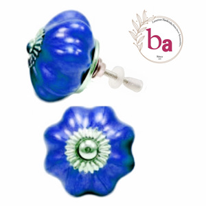 Bleu ciel néon Melon céramique armoire tiroir porte boutons polyvalent cuisine chambre salon extérieur entrepôt Villa poignée tire - Product Image 1