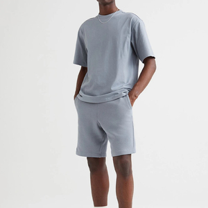 Men's High Street Style <b>Short</b> Elastic Waist <b>Fleece</b> <b>Shorts</b> 100% Cotton Solid Quick Dry Breathable OEM Casual <b>Shorts</b> - Product Image 4