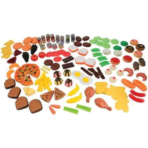 Cozinha infantil de plástico Mini Alimentos Acessórios Vegetais brinquedos Bargain-Buffet Mini Alimentos