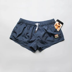 Pantalones cortos deportivos de malla de poliéster a la moda para el hogar para hombre 2025, pantalones deportivos cómodos de Color sólido para correr para primavera y verano - Product Image 2