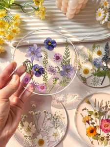 Posavasos modernos de resina con diseño de arte abstracto, los más adecuados para cafeterías y entretener a los invitados en casa - Product Image 2