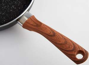 High Quality <b>Non</b>- <b>Stick</b> Best Seller Aluminum Frypan Size 28cm with Customize Color Induction Bottom - Product Image 3