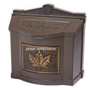 Green Color Powder Coated Garden Hanging Mailboxes <b>Wall</b> <b>Mounted</b> Decorative Galvanized Iron Post <b>Box</b> In Lowest Price From India - Product Image 4