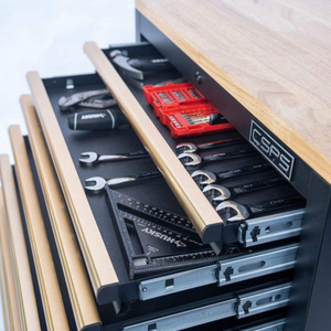 With <b>tools</b> 7 Drawers Modular <b>Tool</b> <b>Box</b> <b>on</b> <b>wheels</b> High quality Carbon steel Powder Coated Garage Cabinet <b>Tool</b> Storage OEM support - Product Image 4