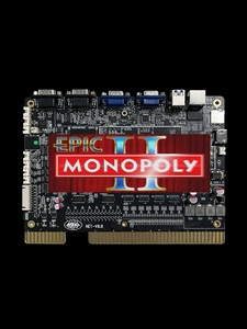 <span class=keywords><strong>Jeu</strong></span> d'arcade à monnayeur à double écran, système bilingue espagnol-anglais, Wonderful Skill, Epic Monopoly II pour borne de <span class=keywords><strong>jeu</strong></span> - Product Image 1