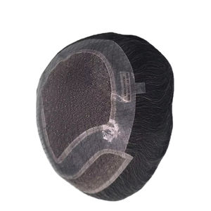 Peluca de Cabello Humano Virgen Remy Indio, Tupé con Ondas Naturales, Trama Única para Prótesis Capilares de Encaje - Product Image 3