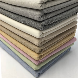 Sofá de poliéster 100% de fábrica, silla, tela para el hogar, tela de lino con aspecto de mezcla, 150cm, 120-200 Gsm, tela de tapicería textil para el hogar - Product Image 4