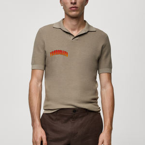 Top à la mode automne hiver Style tricoté 100% coton gaufré tricot col décontracté Hip Hop chaud Anti-rétrécissement hommes chandails - Product Image 6