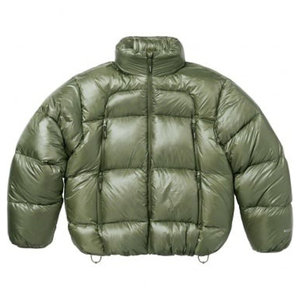 Manteau d'hiver de haute qualité veste à bulles résistance à l'eau veste bouffante en laine respirant fermeture éclair support couleur à capuche pour unisexe - Product Image 2