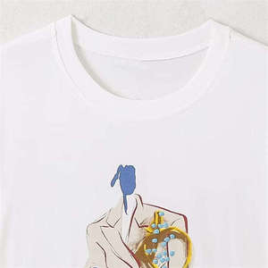 Ropa de Mujer de Alta Calidad al por Mayor, Camisetas de Moda de Manga Corta para Mujer, Camisetas de Cuello Redondo para Mujer - Product Image 6