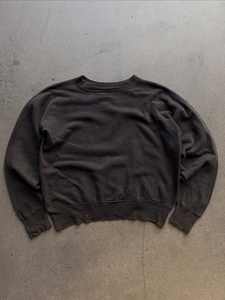 เสื้อแขนยาวคอกลมสีดำ พิมพ์ลายโลโก้คุณภาพสูง ปลายแขนเสื้อแบบพับได้ เนื้อผ้านุ่มสบาย สั่งทำโลโก้ได้ สำหรับผู้ชาย - Product Image 4