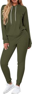 Custom Logo Men's Winter Solid Hooded 2-Piece Tracksuit Set with Cotton Fleece <b>Hoodie</b> & Sweatpants-Breathable Design - Product Image 2