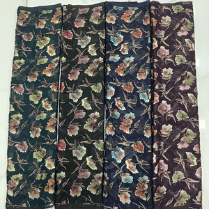 ชุดเดรสผ้าส่าหรีแบบผ้าพิมพ์ลายบราสโซเส้นใยเนื้อวิสโซบริสุทธิ์ - Product Image 6