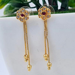 Durable AD Tops Alliage Vert Rouge 0.81 Grammes Paire Léger Porter Tous Les Jours Bijoux De Mode Fournisseur En Gros En Ligne - Product Image 1