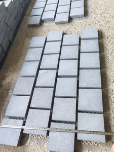 Machine Cut Natural Hainan Black <strong>Basalt</strong> Stone <strong>Cobbles</strong> on Mesh Garden Cobblestone Pavers Outdoor - Product Image 6