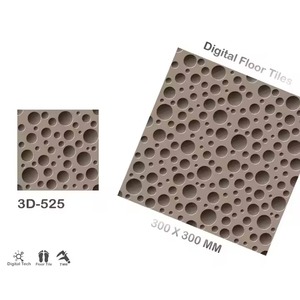 กระเบื้องเซรามิกเคลือบเงา30x30ขนาด300x300มม. ดีไซน์3D จากโรงงานอินเดีย - Product Image 1