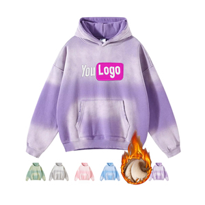 Sweats à capuche sans cordes de haute qualité sweat à capuche avec impression bouffante pull en polaire lourd personnalisé pour hommes pull à capuche surdimensionné - Product Image 1