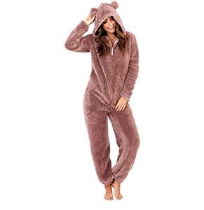 2025 venta al por mayor disfraz de animales adultos ropa de Navidad Casual hogar invierno Onesie pijama ropa de dormir mujer Pijamas transpirable polar - Product Image 1