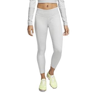 Leggings Nike Air Ribbed 7/8 para Mujer, Leggings Deportivos, Color: Gris Humo Claro/Plateado Hielo, 100% Auténticos - Product Image 1