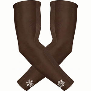 Manguitos deportivos personalizados con logo, estampado propio, sin costuras, alta elasticidad, para correr, ciclismo, gimnasio, soporte para codo, suministro al por mayor. - Product Image 5