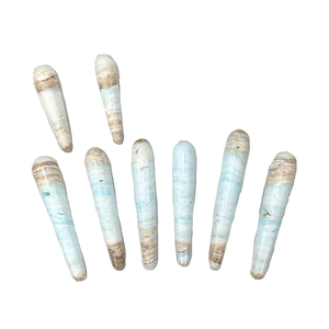 Varita de cristal, Varita de aragonita azul para mujer, ejercicio Kegel, cuerpo Natural y cristal curativo, Varita de masaje Yoni, venta al por mayor - Product Image 3