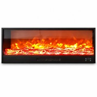 Cheminée électronique 3D à flamme réelle de 1 mètre, lumière d'ambiance intégrée, meuble TV, chauffage décoratif, intérieur, maison