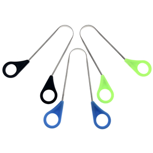 Kit de nettoyage de langue en métal en acier inoxydable 3-en-1 personnalisé étui de voyage à poignée flexible grattoir de langue portable - Product Image 2
