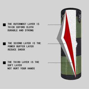 Sacs de frappe de gym personnalisés fabriqués au Pakistan, service OEM, meilleurs sacs de frappe de gym pour l'entraînement - Product Image 3