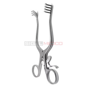 Écarteurs Weitlaner 4.5 ", 5.5", 6.5 ", 7" écarteurs chirurgicaux émoussés 3x4 broches Instruments médicaux en acier inoxydable de haute qualité - Product Image 6