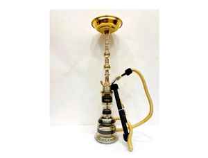 Cachimba de Lujo Egipcia Tradicional con Lacado, Latón Macizo de Primera Calidad, Cachimba Farida de Dos Niveles, Shisha de Calidad, Arguile - Product Image 2
